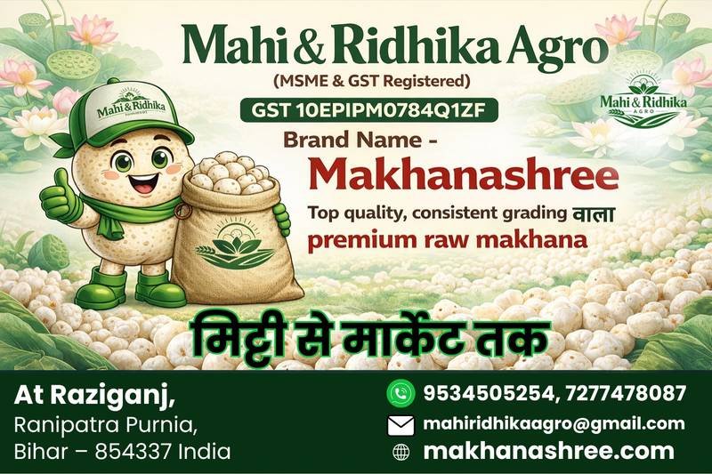 From Purnia's Ponds to Your Plate — Our Makhana Journey
